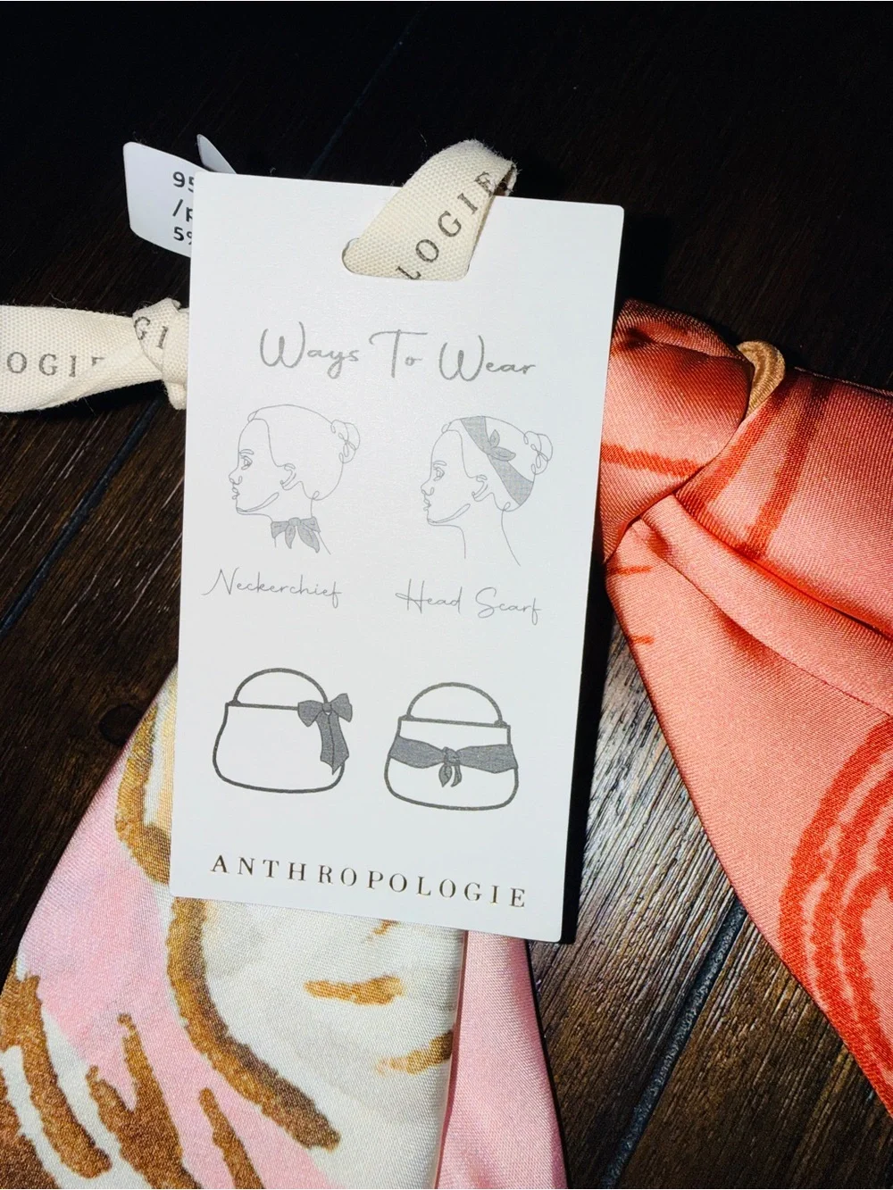 NWT - Nikki Ackerman + Anthropologie - ArtXNikki Head Scarves, Set of 2